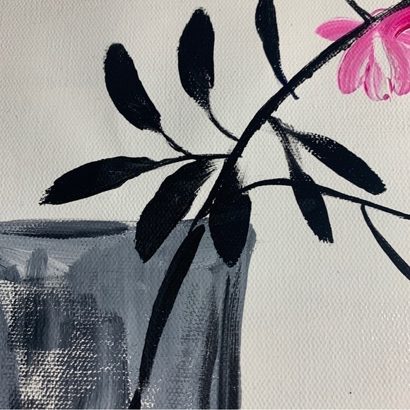 Original Artwork Acrylic on Canvas Sheet Impressionism Simple Design 12 x 16 - Picture 5 of 12